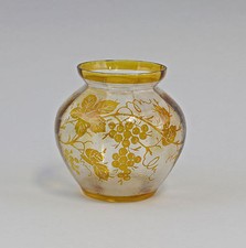 9135083-d Ätzglasvase Böhmen
