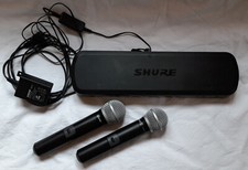 Shure pg88 wireless dual reciever + 2x pg58 Funkmikrofon Mikrofone Mikrophon Mic