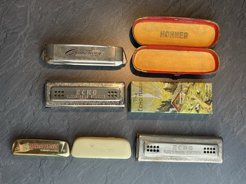 Hohner mundharmonika - 4x,