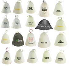 Filzkappe Saunahut Hut Kappe