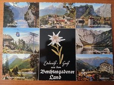 Postkarte 2733 gelaufen, Berchtesgadener Land, Ansichtskarte, Sammlung