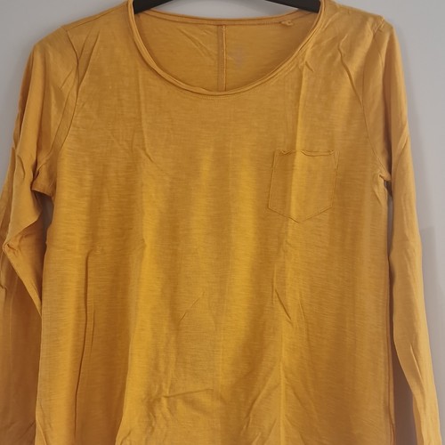Damen shirt basic gelb - damen,