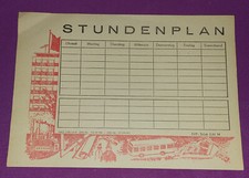 1 x DDR Stundenplan -