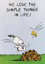 SNOOPY We love the simple things - Die Peanuts 61x91 Poster Plakat Bild NEU