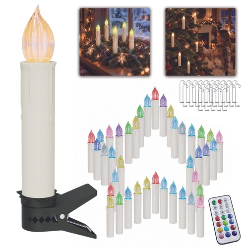 50er led weihnachtskerzen - 10-50er,