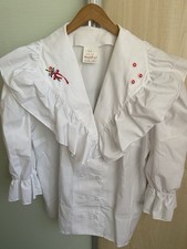 Meico Bluse Gr. 44 weiß mit