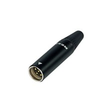 Mini XLR-Stecker Steckverbinder male 4-polig Neutrik-Rean Goldkontakte RT4MC-B