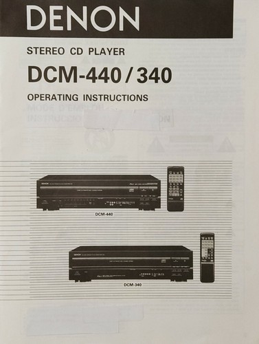 Denon dcm 440 340 - dcm-440,