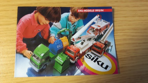 Siku spielzeug katalog 1993 - siku, 1993/94