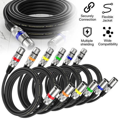 6er set xlr - 6er, kabel