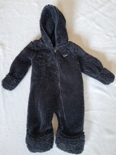 Original NIKE Baby Teddy Overall Gr. 62/68 (6 Monate) Einteiler Schwarz 