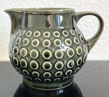 Rusalka Krug Milchkrug oliv 1,1 Liter VEB Steingutwerk Torgau DDR retro vintage