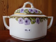 370❚ antike Porzellan Zuckerdose von ca. 1910-1920, Lorenz Hutschenreuther