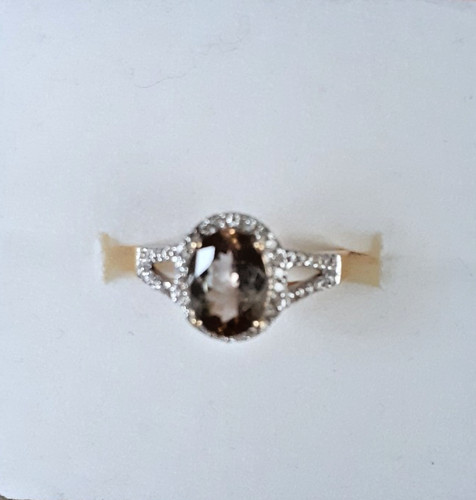 Gelber tansanit goldring 01g - tansanit-goldring, 3,01g