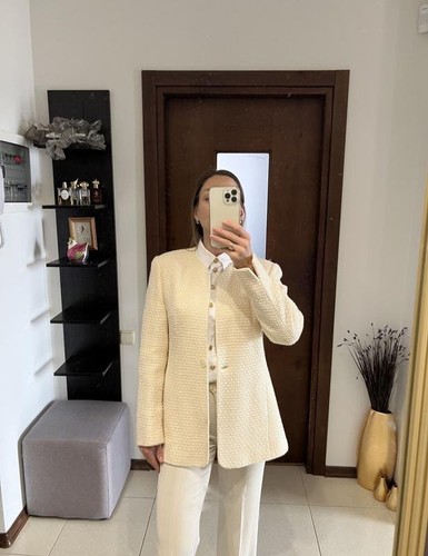 Women madeleine blazer beige - blazer,