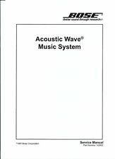 Bose Service Manual für Acoustic Wave Music System  Copy