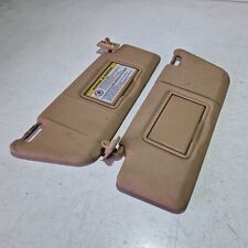 MC3*Mercedes Benz W203 C-Klasse Sonnenblende Sonnenblenden SET mit Spiegel Beige