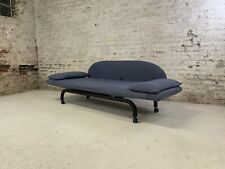 Interprofil Beo / Blau / Stoff Liege Designer Vintage 90er 80er Büro Modern Sofa