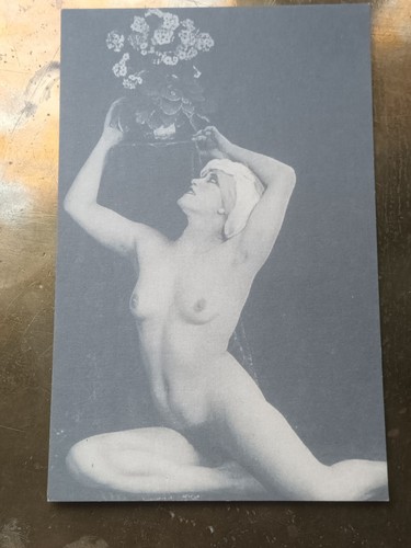 Aktfoto postkarte mit - aktfoto,