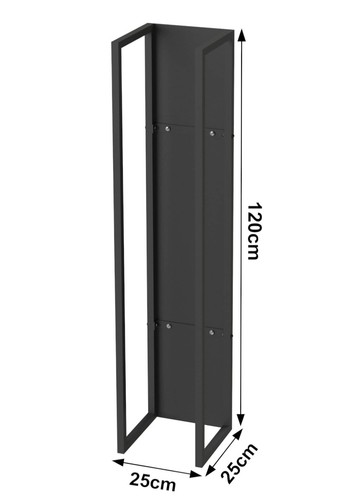 Kaminholzregal innen metall - kaminholzregal,