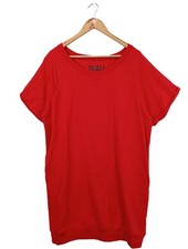 BLAUMAX Schlauchkleid Damen Kleid Gr. DE 42 rot Casual-Look