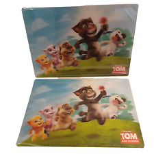 2 x Talking Tom Logo 3D 28 cm