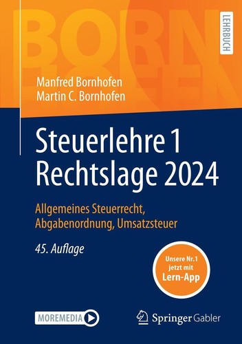 Steuerlehre rechtslage 2024 - steuerlehre,