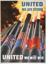 Original Vintage WWII Poster