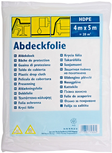 Abdeckfolie 4x5m 20m²