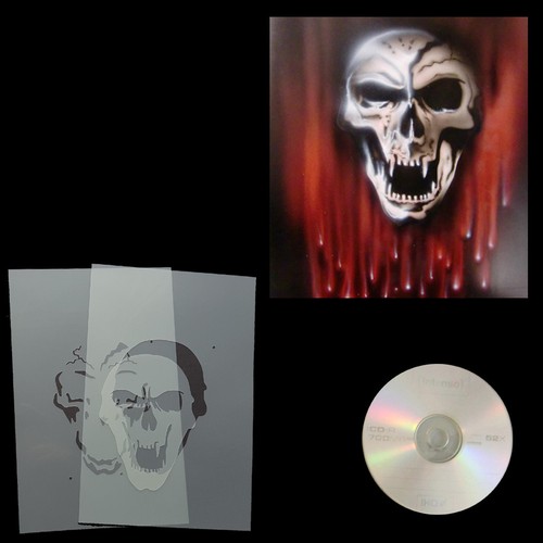 Schablone vampierschädel - schablone,