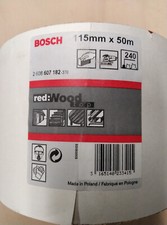Schleifpapier Bosch Rolle   Red Wood Top 115mm x 50 Meter  K 240  