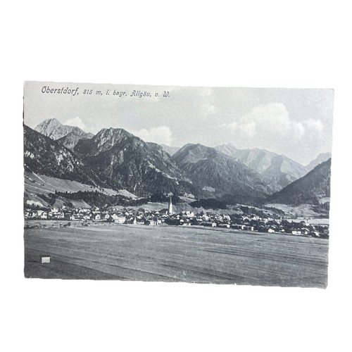 Postkarte oberstdorf - postkarte, ak
