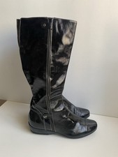 John Grey Stiefel Lackleder Schwarz Größe 38 Top