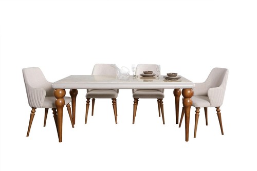 Esszimmer set tisch stühle - set, 4x