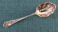 Antiker Zuckerlöffel Silber 800 Bruckmann Rokoko