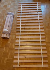 Ekomia Rigid Lattenrost Rollrost 160cm 2x80 FSC Massivholz Avocado Manufactum