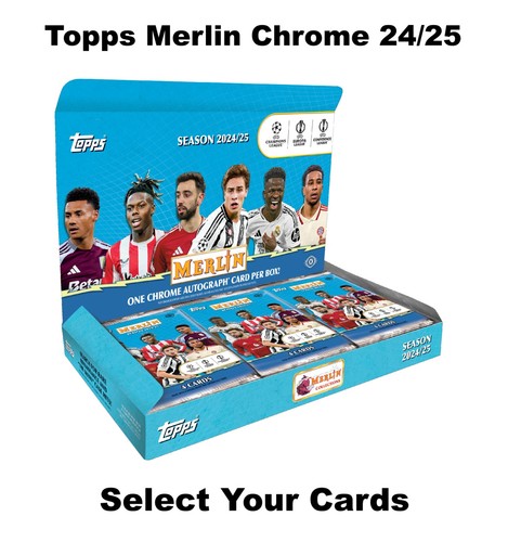 Topps merlin chrome 25 - topps,