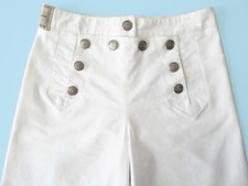 JPG*Jean Paul Gaultier*90s*Vintage*Sailor Matrosen Jeans*Weiß*Gr. 34/36/XS/S*Rar