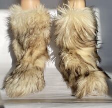 ZAUBERHAFTE VINTAGE DESIGNER YETI BOOTS FELLSTIEFEL SCHNEESTIEFEL AIFOS ITALIA