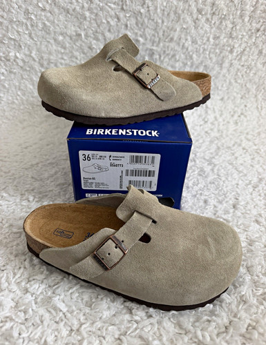 Birkenstock boston wildleder - boston,