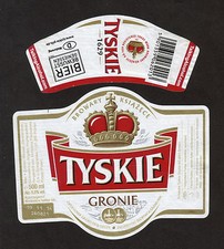 Bieretikett , Brauerei TYSKIE aus Tychy / Polen #11#