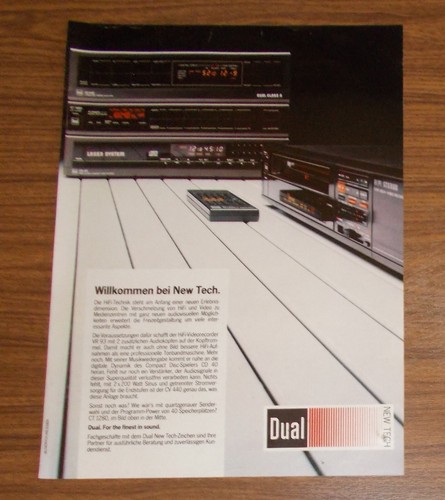 Seltene werbung vintage dual - seltene,