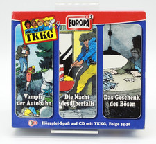 TKKG CD Box 12 Folge 34 35 336 Vampir der Autobahn Die Nacht Das Geschenk Europa