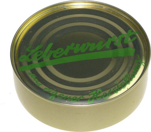 Dose leberwurst 200g konserve - dose,