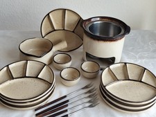 Vintage Fondue Set 70er Retro