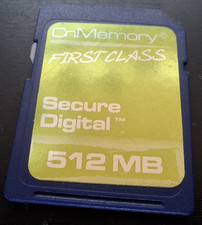 512MB Secure Digital Card SD Card FIRST CLASS CnMemory gebraucht