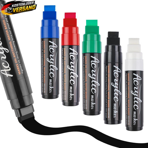 15mm acrylstifte breit - 15mm, 5