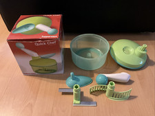 Tupperware Quick Chef grün Schneiden Mixen Zerkleinern