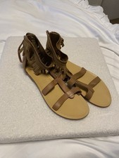 Esprit Damen Sandalen Schwarz/Braun Gr.38