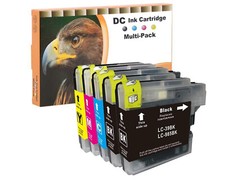 5 Patronen passend für Brother DCP-145C DCP-165C DCP-195C DCP-365CN DCP-375CW
